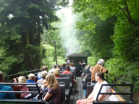 Lößnitzgrundbahn Radebeul - Fahrten im offenen Wagen