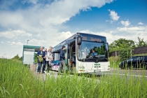 Bus an der Haltestelle