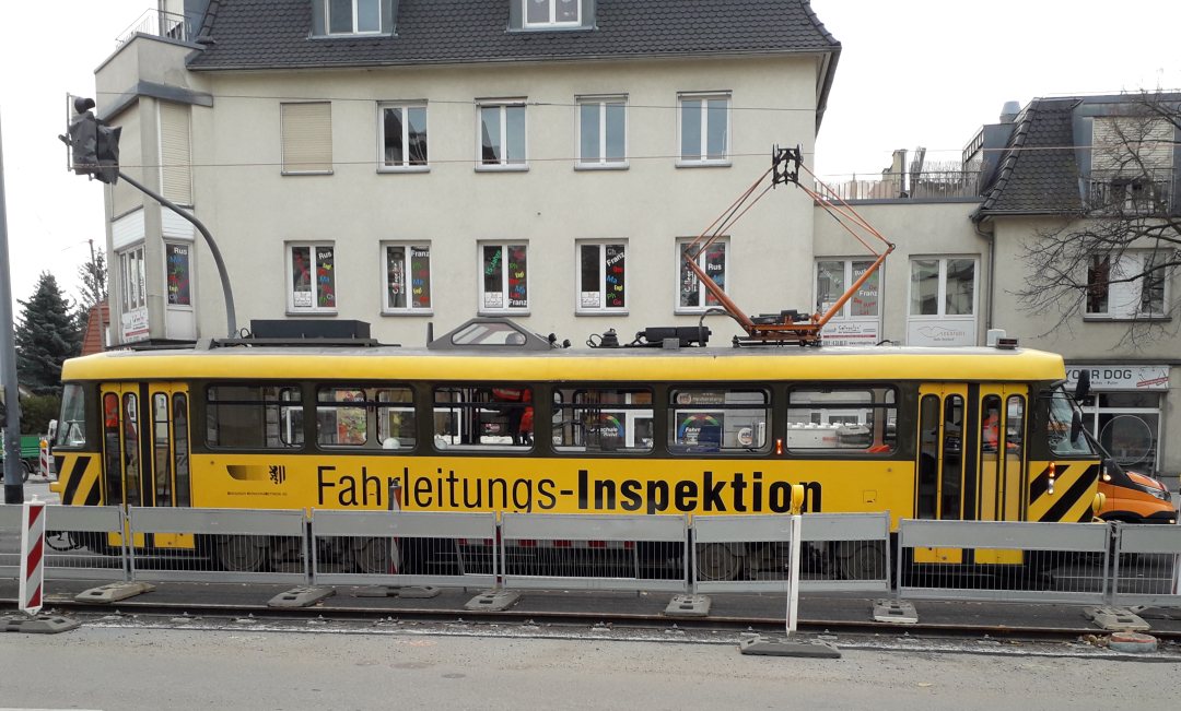 Linie 4 Fahrt Wieder Bis Weinbohla Baustelle Meissner Strasse In