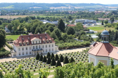 Blick auf Schloss Wackerbarth