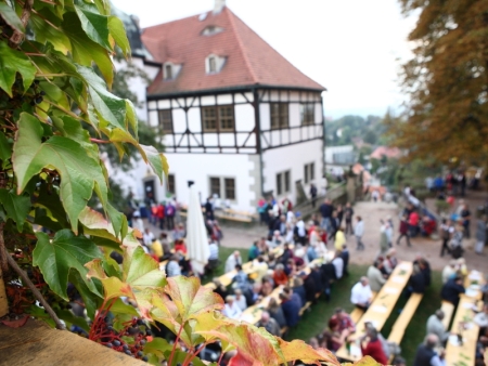 Festgarten der Hoflößnitz in Radebeul