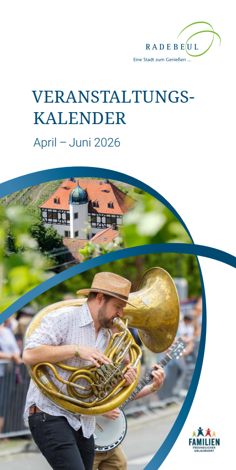 Veranstaltungskalender April bis Juni 2026