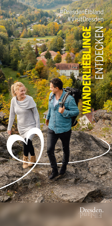 Wanderlieblinge Dresden Elbland Wanderkarte